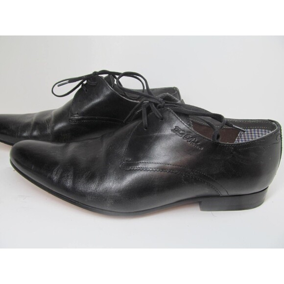 Ted Baker Haked 4 Mens Black Leather Lace Up Derbys Size US 8 EUR 41 - Picture 9 of 16